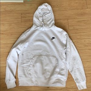 White Nike sweatshirt